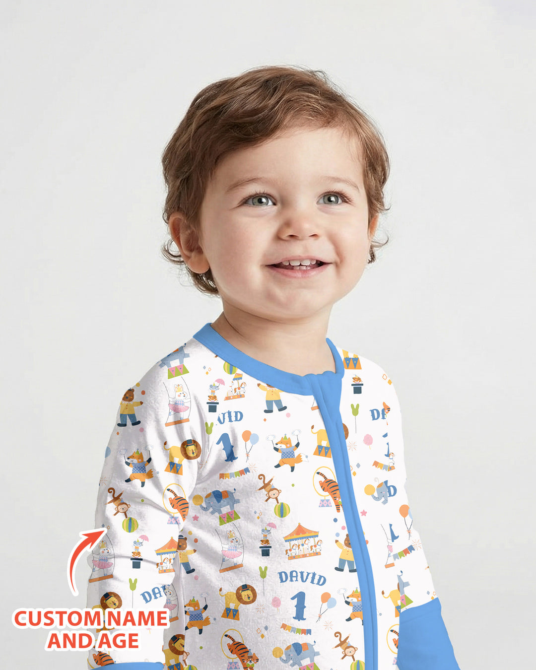 Gerippte Babykleidung mit individuellem Foto - Weich &amp; Skizzenhaft