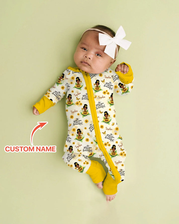 Gerippte Babykleidung mit individuellem Foto - Weich &amp; Skizzenhaft