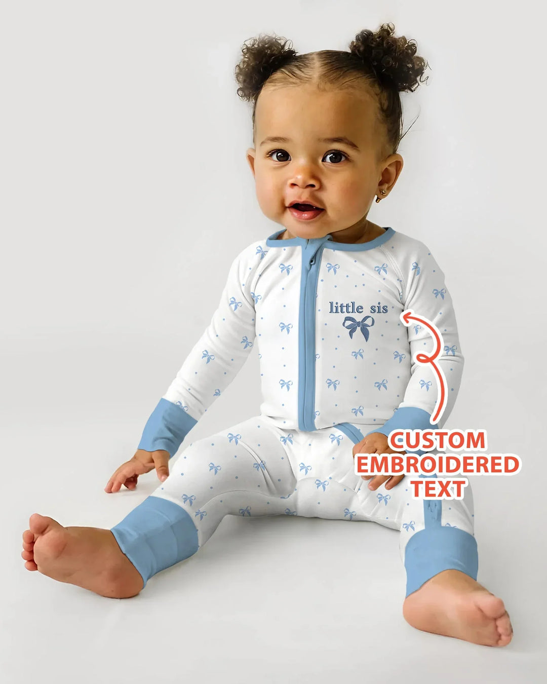 Gerippte Babykleidung mit individuellem Foto - Weich &amp; Skizzenhaft