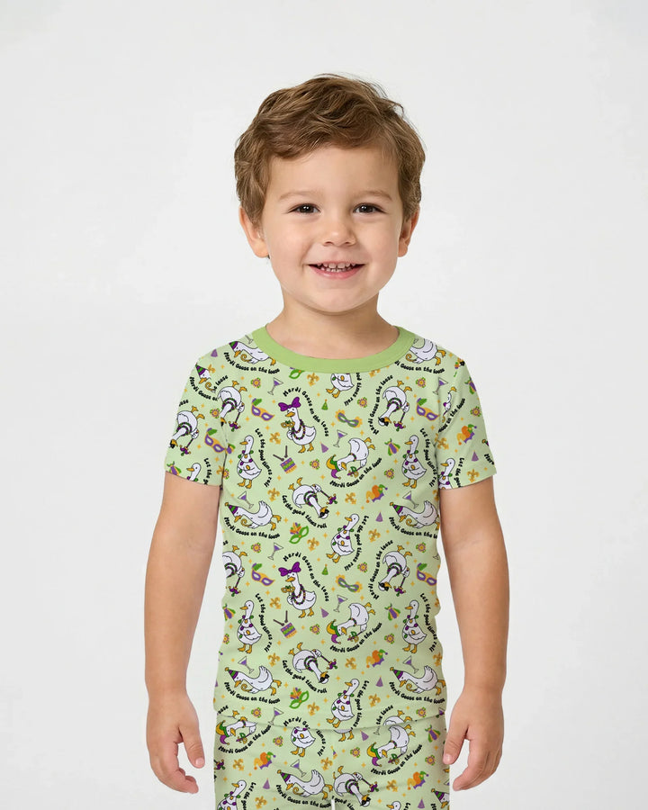 Zweiteiliges, kurzärmliges Pyjama-Set mit Marienkäfern