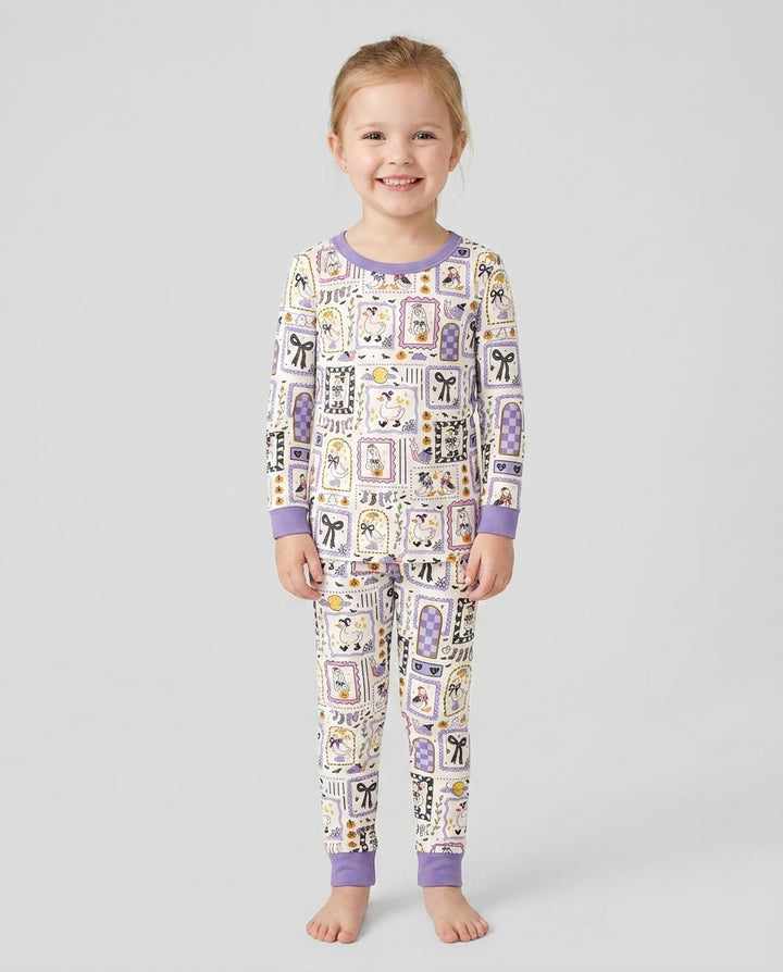 Just a Goose Halloween Bamboo Two Piece Long Sleeve Pajama Set