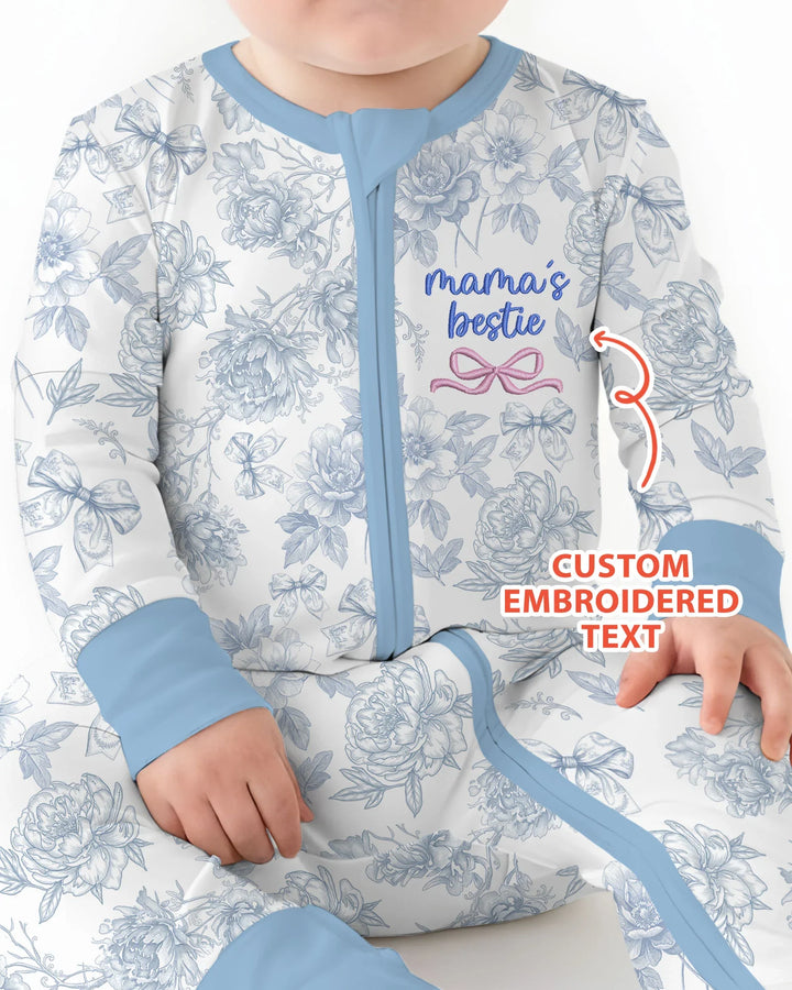 Gerippte Babykleidung mit individuellem Foto - Weich &amp; Skizzenhaft