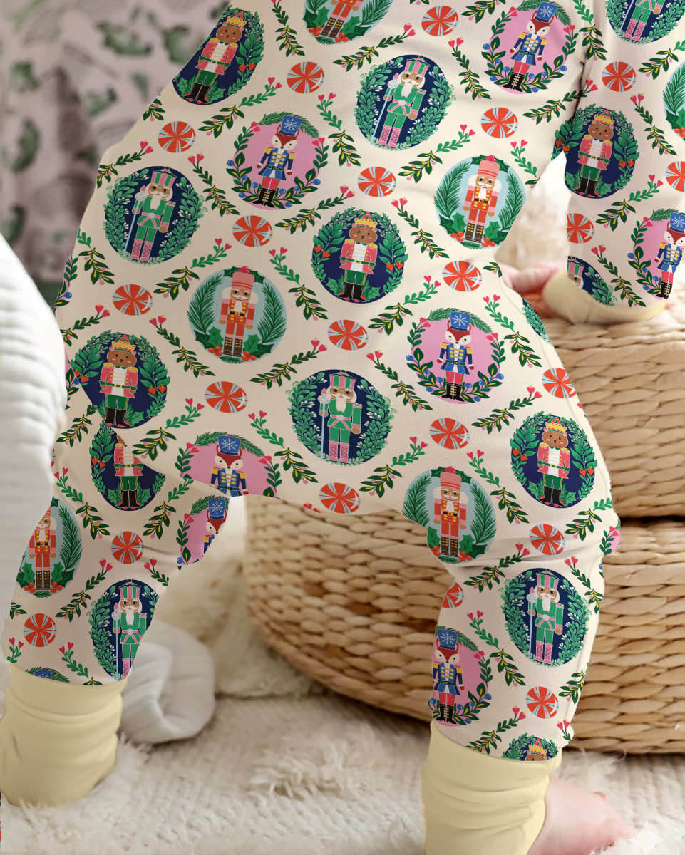 Whimsical Nutcracker Bamboo Convertible Zippy