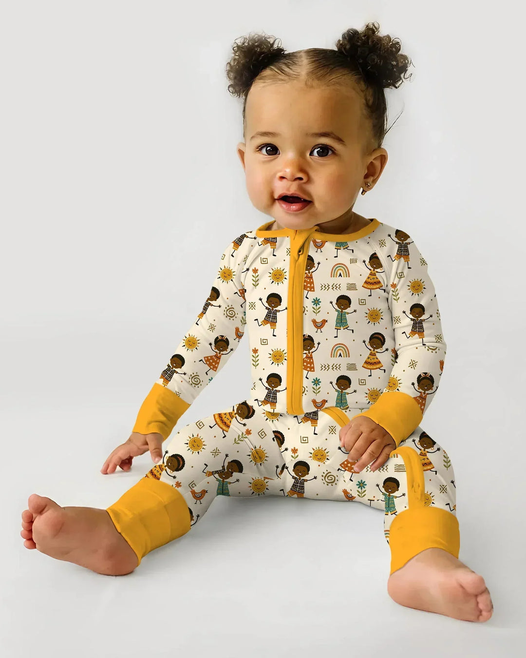 Gerippte Babykleidung mit individuellem Foto - Weich &amp; Skizzenhaft