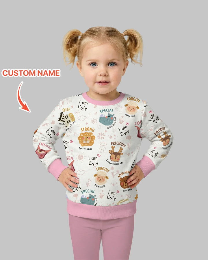 God’s Little Zoo Personalisierbares Bambus Crewneck Sweatshirt