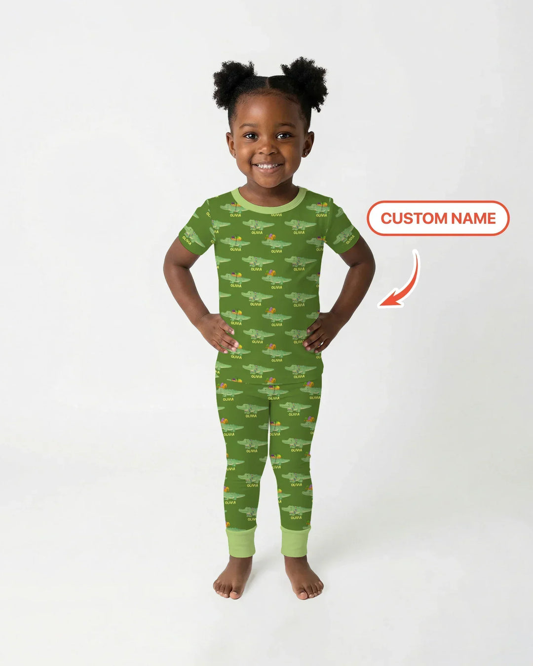 Zweiteiliges, kurzärmliges Pyjama-Set mit Marienkäfern