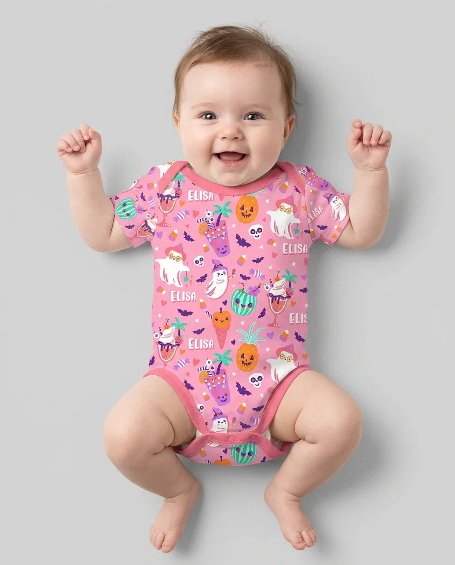 Gerippte Babykleidung mit individuellem Foto - Weich &amp; Skizzenhaft