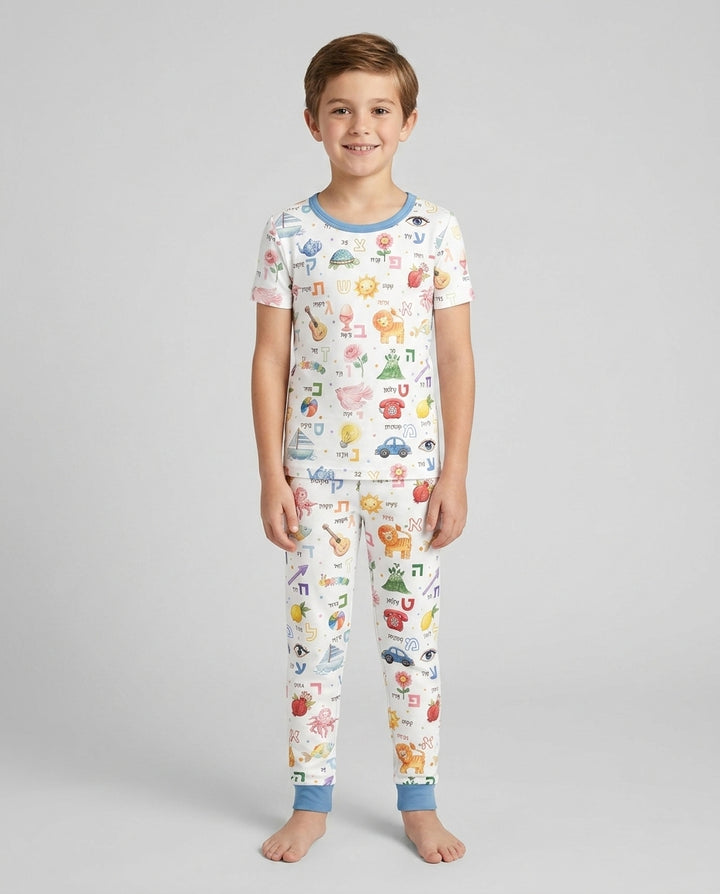 Zweiteiliges, kurzärmliges Pyjama-Set mit Marienkäfern