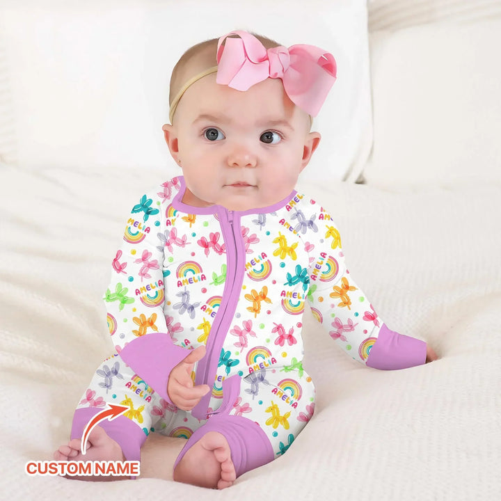 Gerippte Babykleidung mit individuellem Foto - Weich &amp; Skizzenhaft