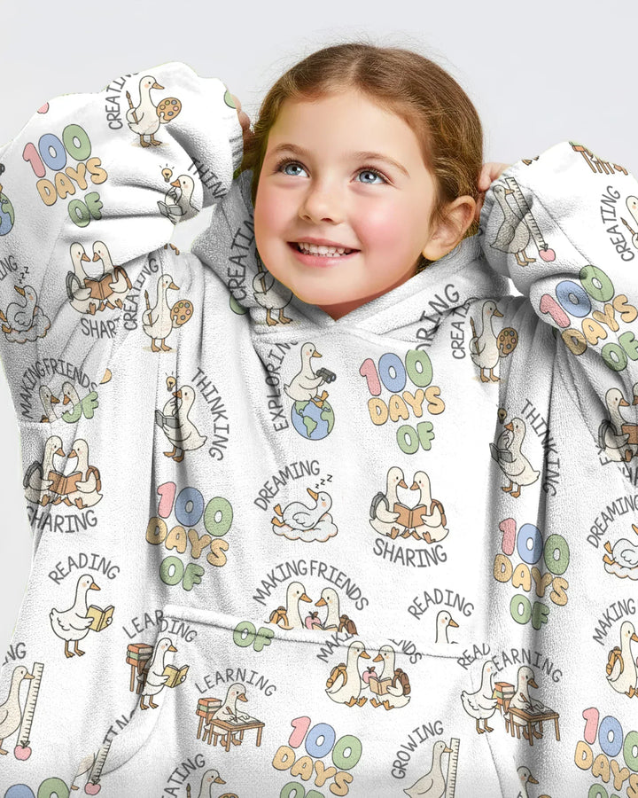 100 Days Of... Tragbarer Bambus-Deckenhoodie