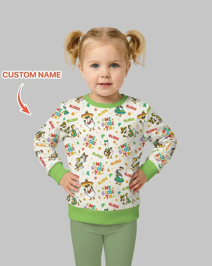 Personalisierbares "Me Goose-ta Bamboo" Rundhals-Sweatshirt