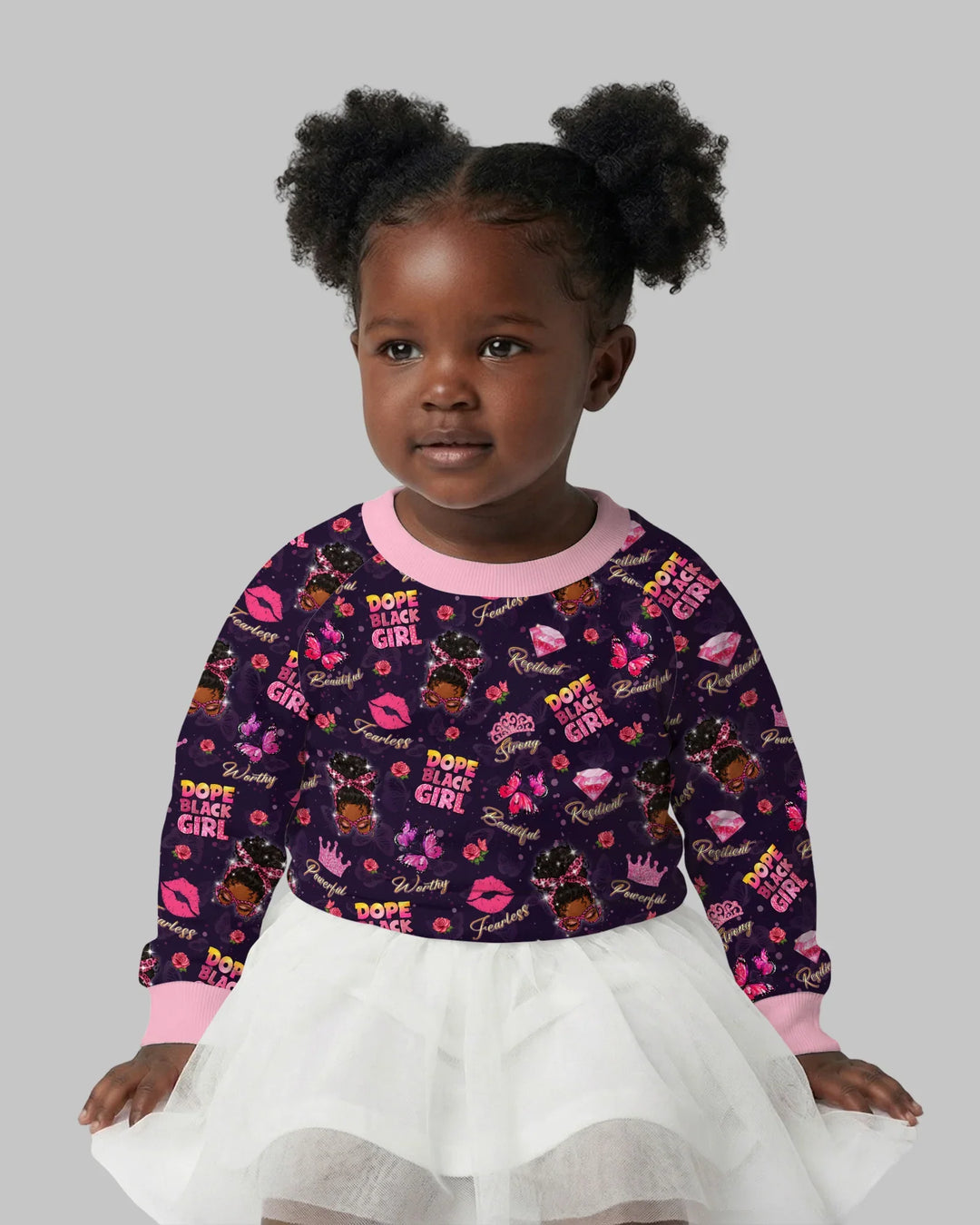Dope Black Queen Rundhals-Sweatshirt