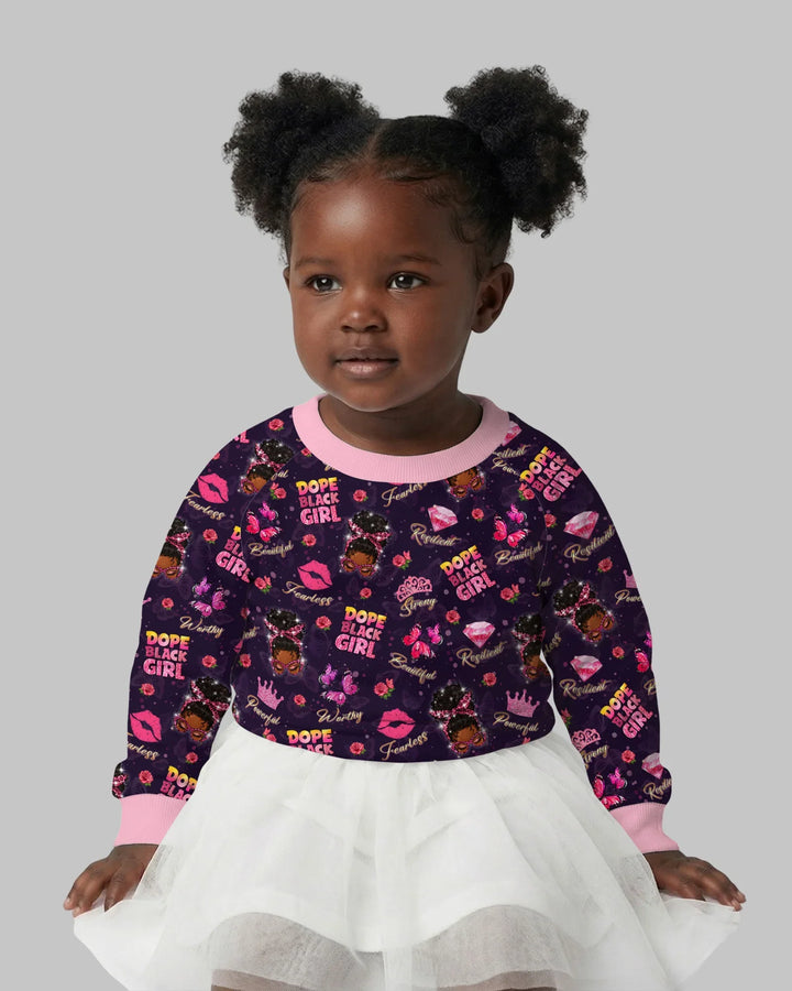 Dope Black Queen Rundhals-Sweatshirt