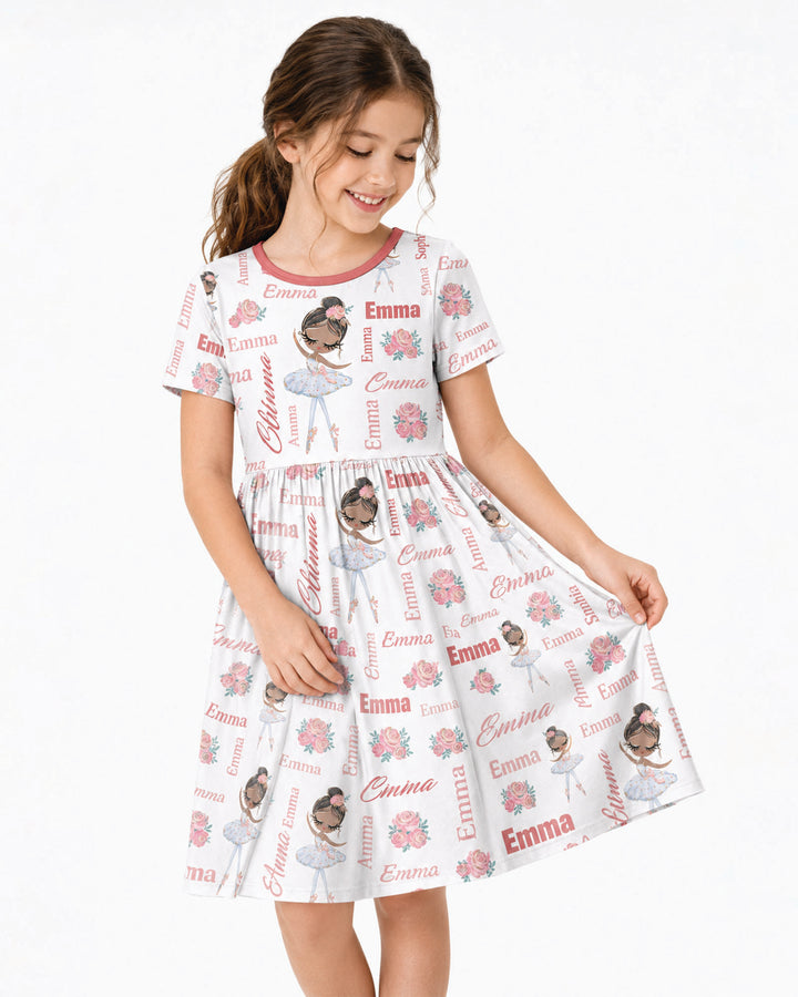 Cute Avatar Bamboo Twirl Dress