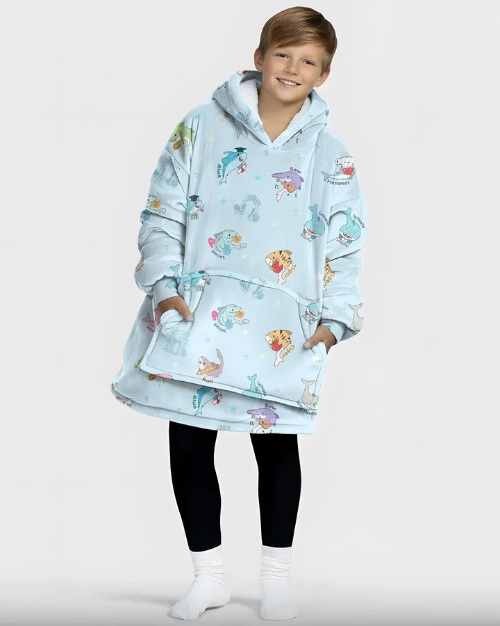 Benutzerdefinierter Bambus-Deckenhoodie (Vorlage)