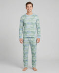 Wandering Geese Family Matching Bamboo Men's Pajama Set