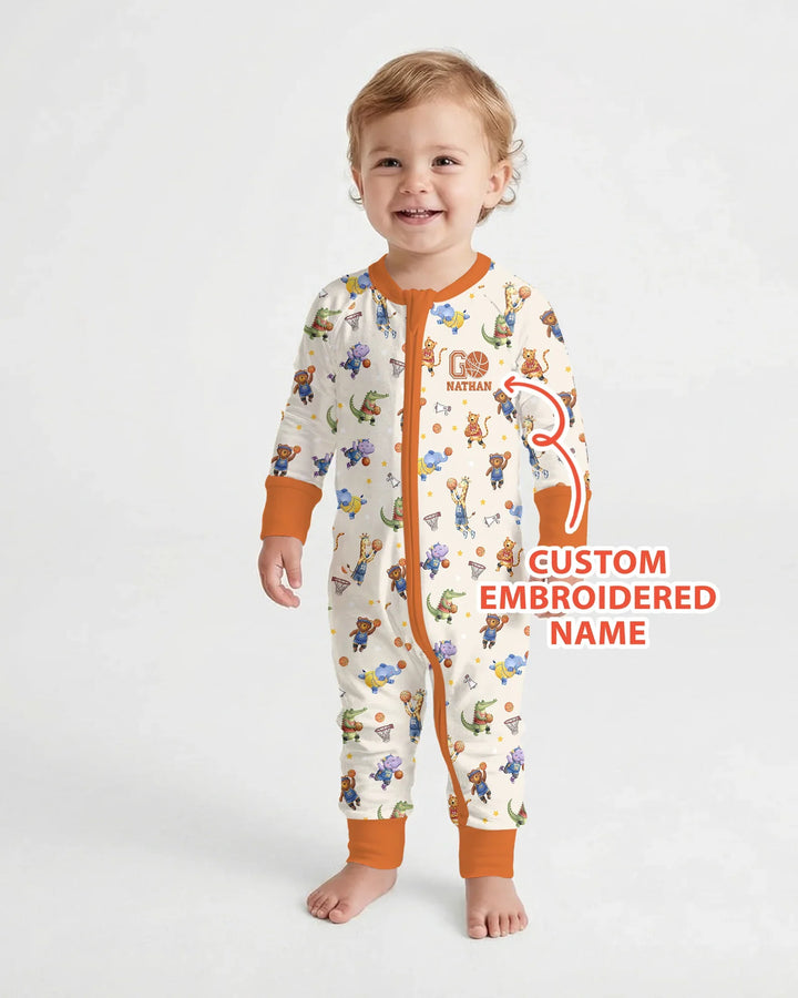 Gerippte Babykleidung mit individuellem Foto - Weich &amp; Skizzenhaft