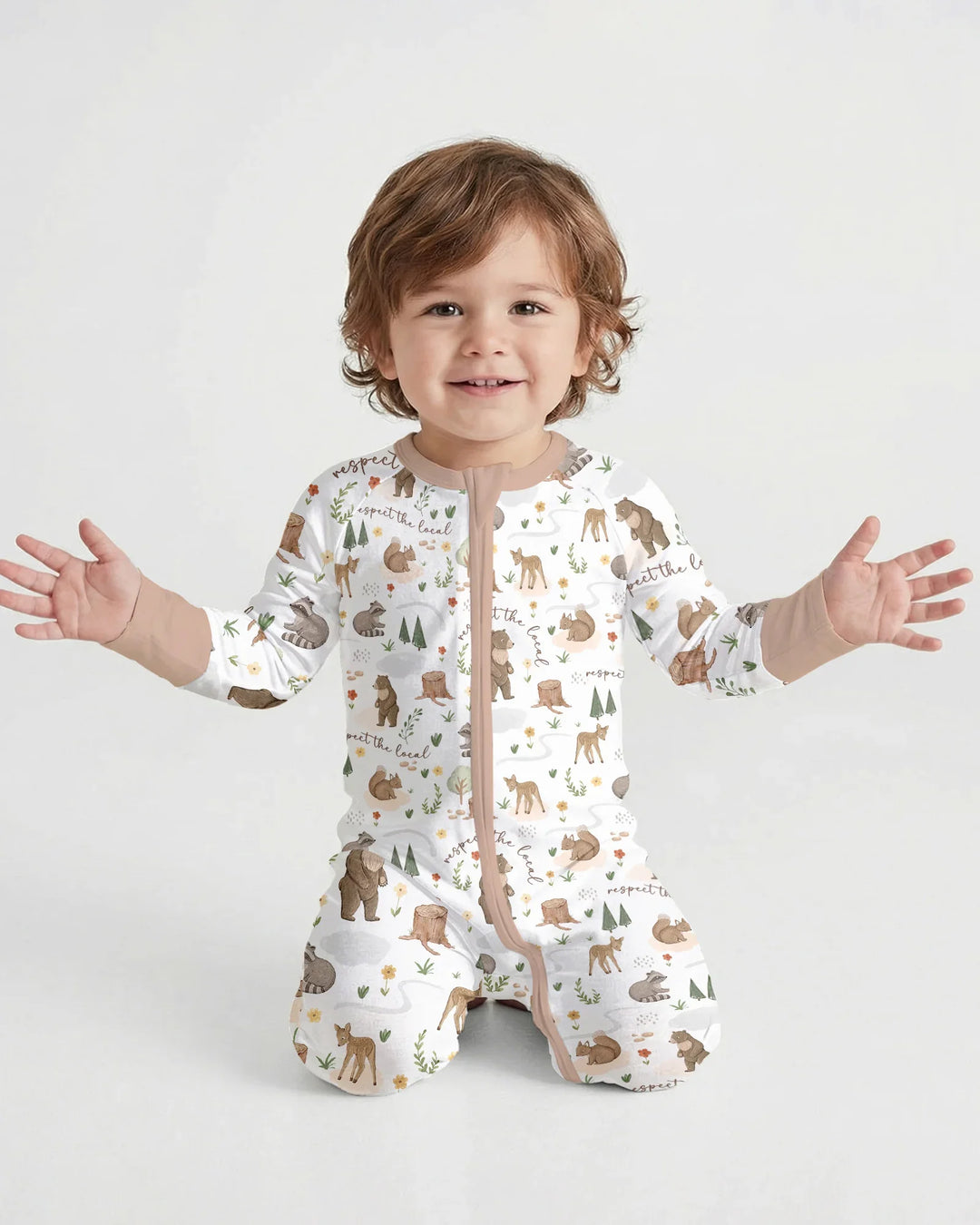 Gerippte Babykleidung mit individuellem Foto - Weich &amp; Skizzenhaft
