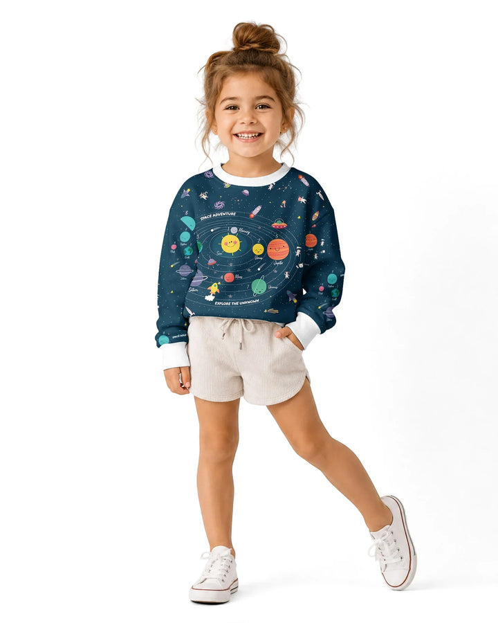 Solar System Explorers Bamboo Crewneck Sweatshirt