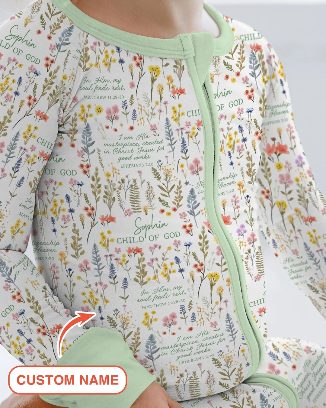 Gerippte Babykleidung mit individuellem Foto - Weich &amp; Skizzenhaft