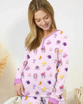 Niedliches Ramadhan Mubarak Bambus Damen Pyjama-Set