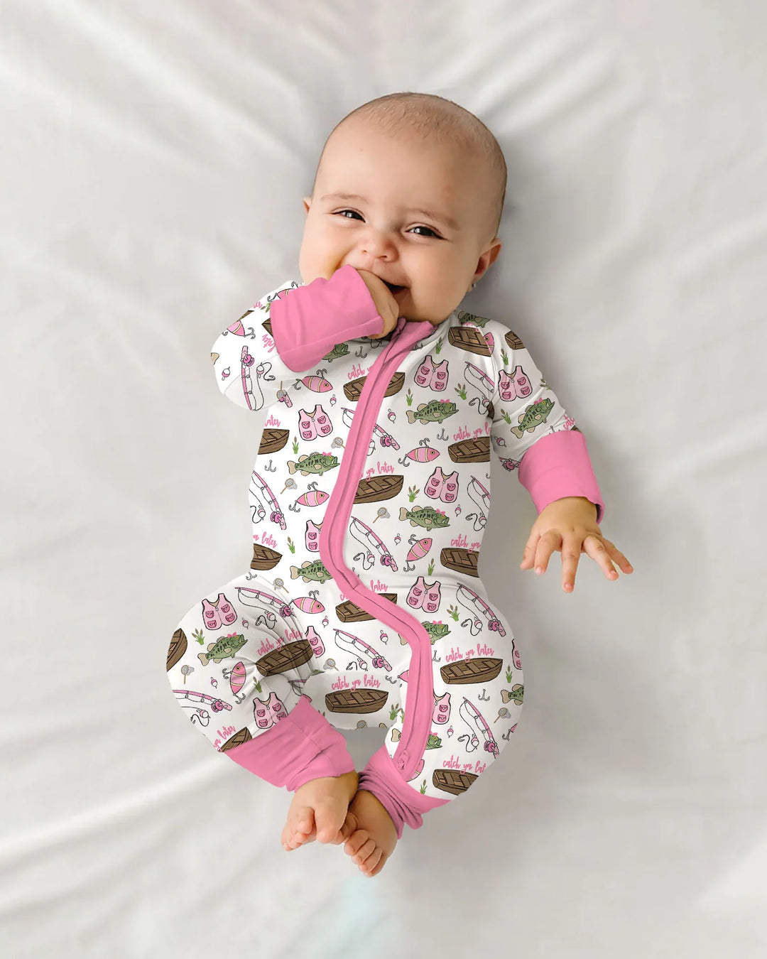 Gerippte Babykleidung mit individuellem Foto - Weich &amp; Skizzenhaft