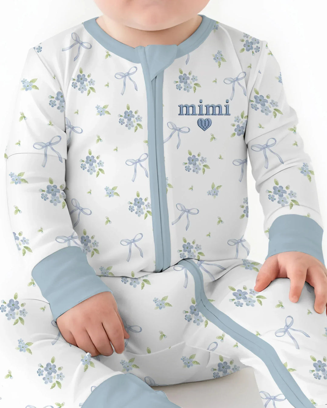 Gerippte Babykleidung mit individuellem Foto - Weich &amp; Skizzenhaft