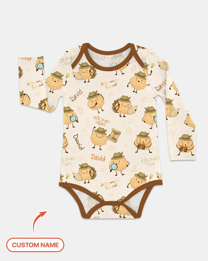 Gerippte Babykleidung mit individuellem Foto - Weich &amp; Skizzenhaft