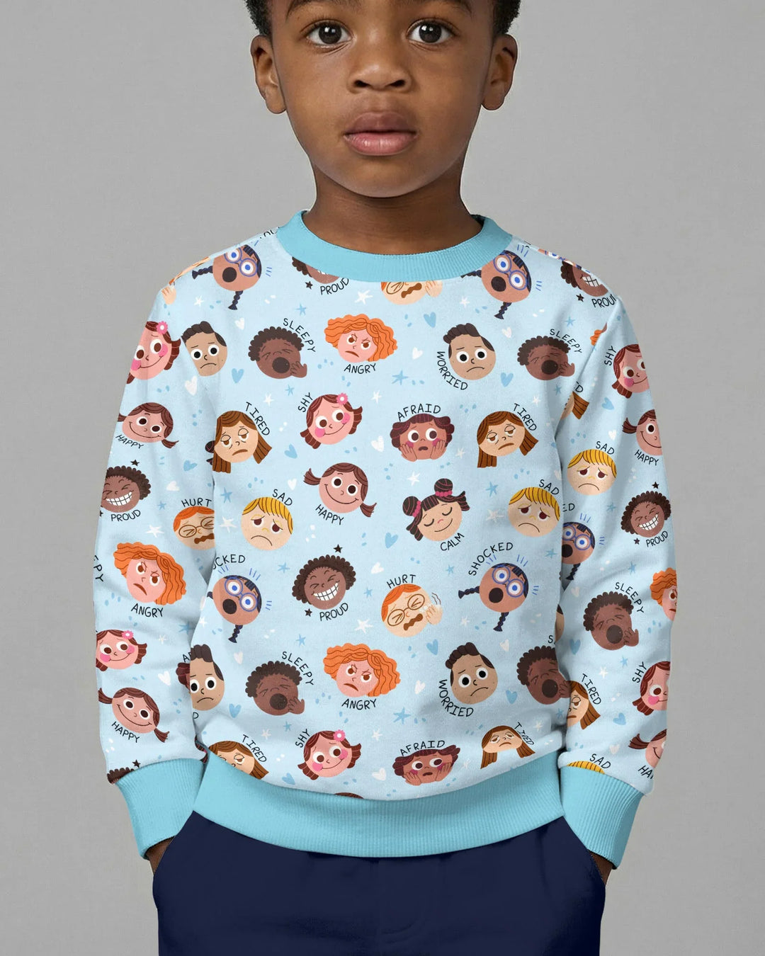 Sweatshirt mit Rundhalsausschnitt aus Bambusfaser