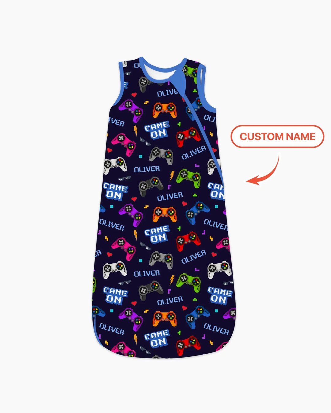 Custom Name Game On Family Matching Bamboo Sleep Bag