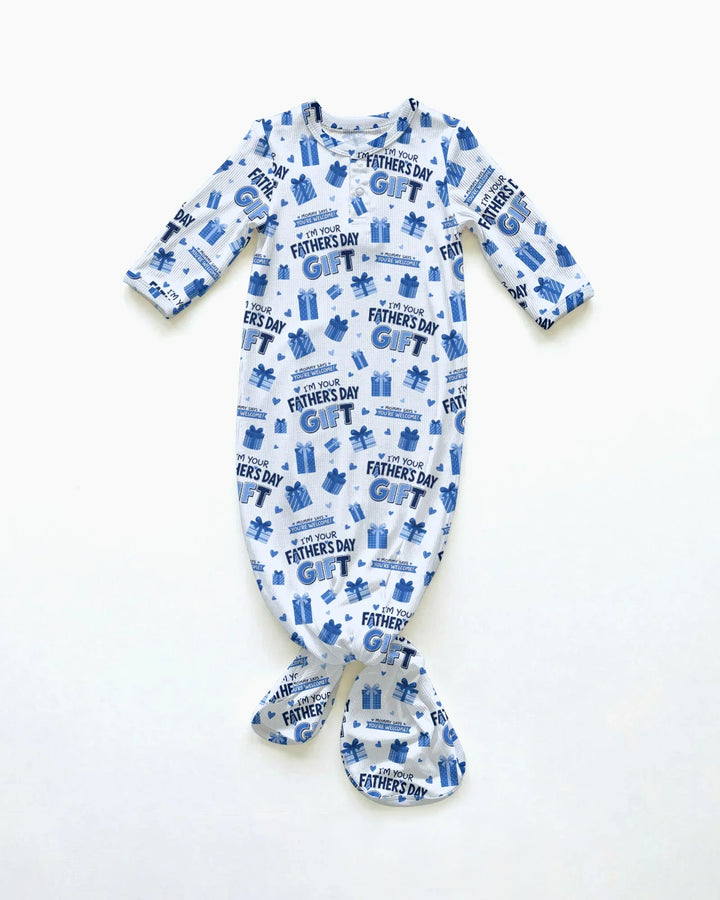 Kleid mit einfarbigem Knoten