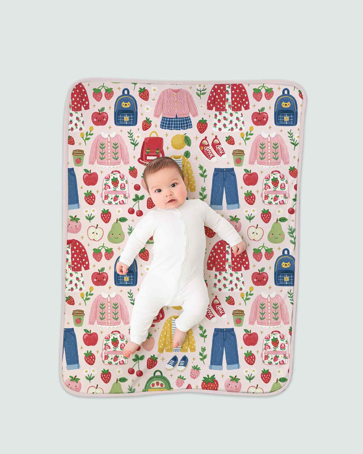 Strawberry School Style Bamboo Sleep Bag