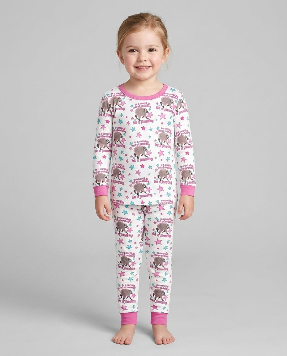 In A World Full Of Ordinary Be A Jimothy Bamboo Two Piece Long Sleeve Pajama Set