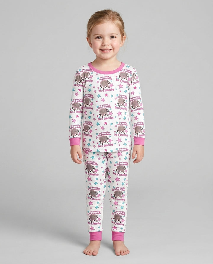 In A World Full Of Ordinary Be A Jimothy Bamboo Two Piece Long Sleeve Pajama Set