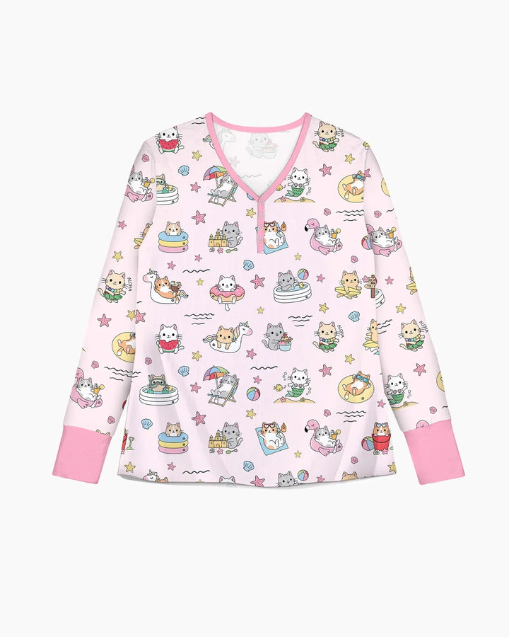 Vorlage Bambus Damen Pyjama Set