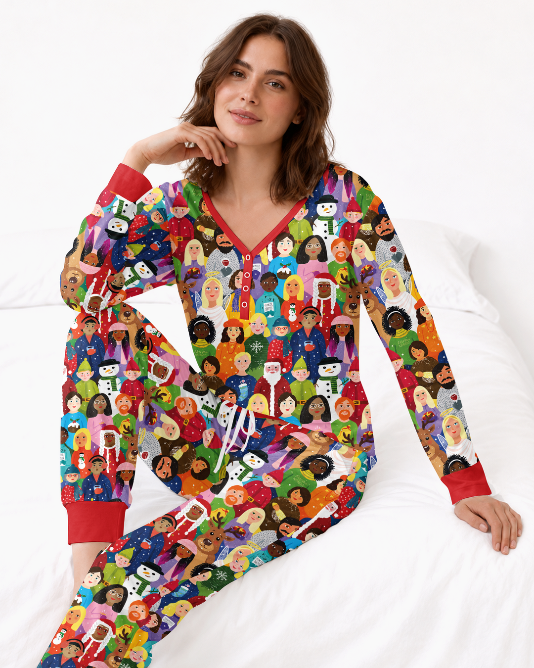 Together for Christmas Bamboo Women Pajama Set