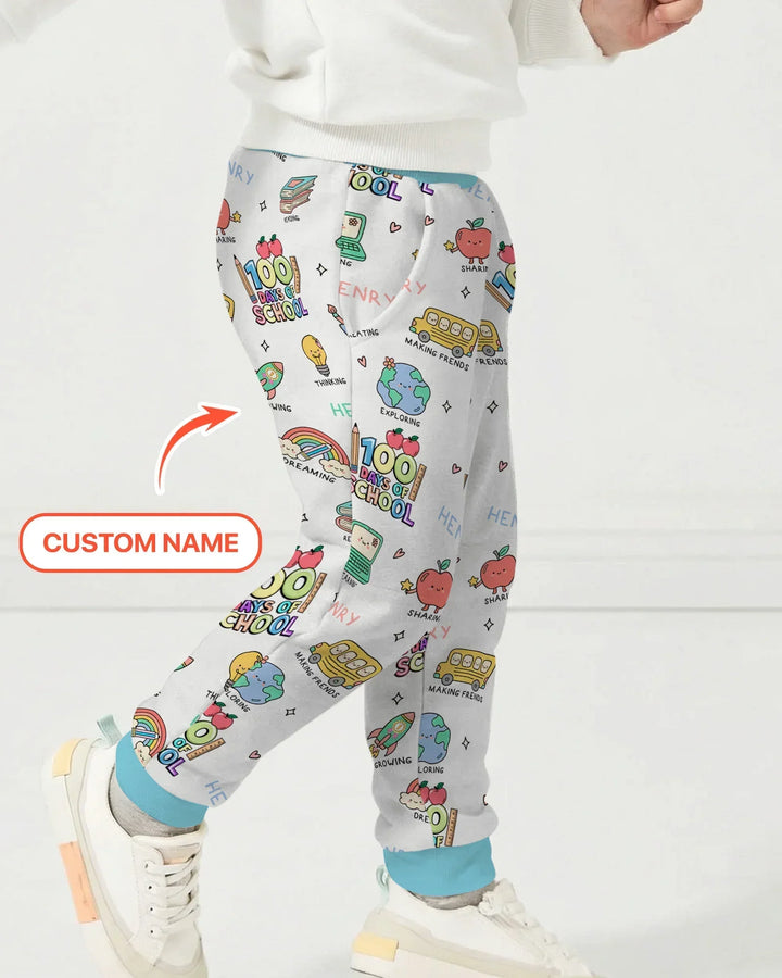 Personalisierte Feier 100 Tage Bambus Jogginghose