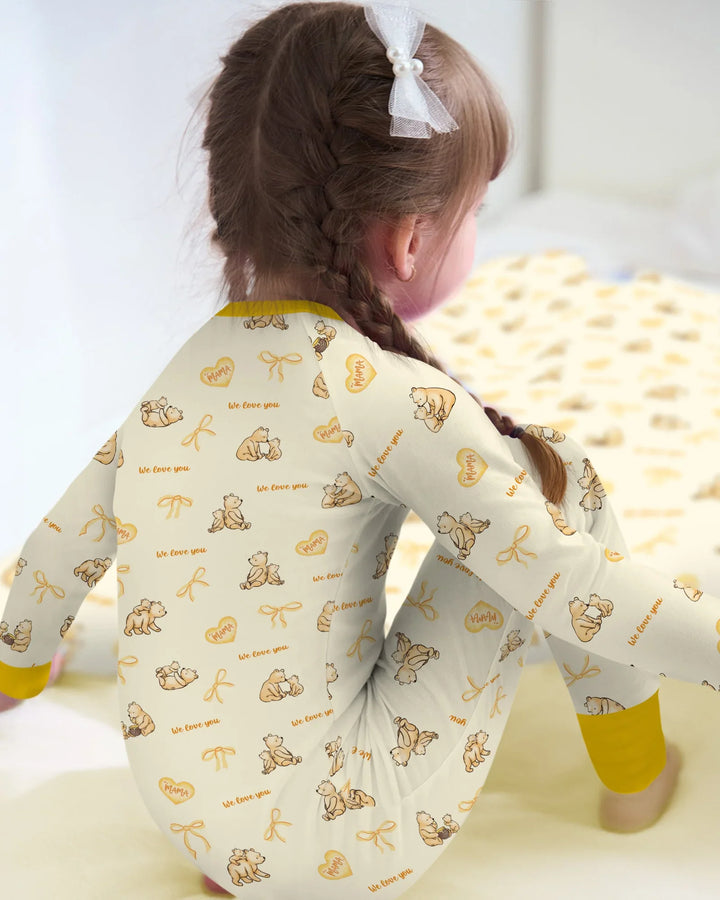 Sweat Yellow Mama Bear Convertible Zippy
