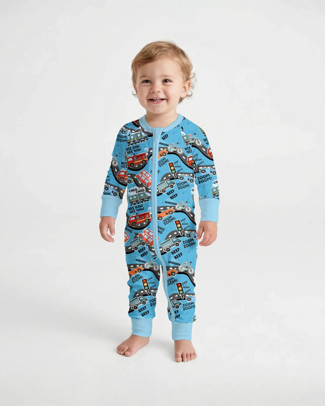 Gerippte Babykleidung mit individuellem Foto - Weich &amp; Skizzenhaft