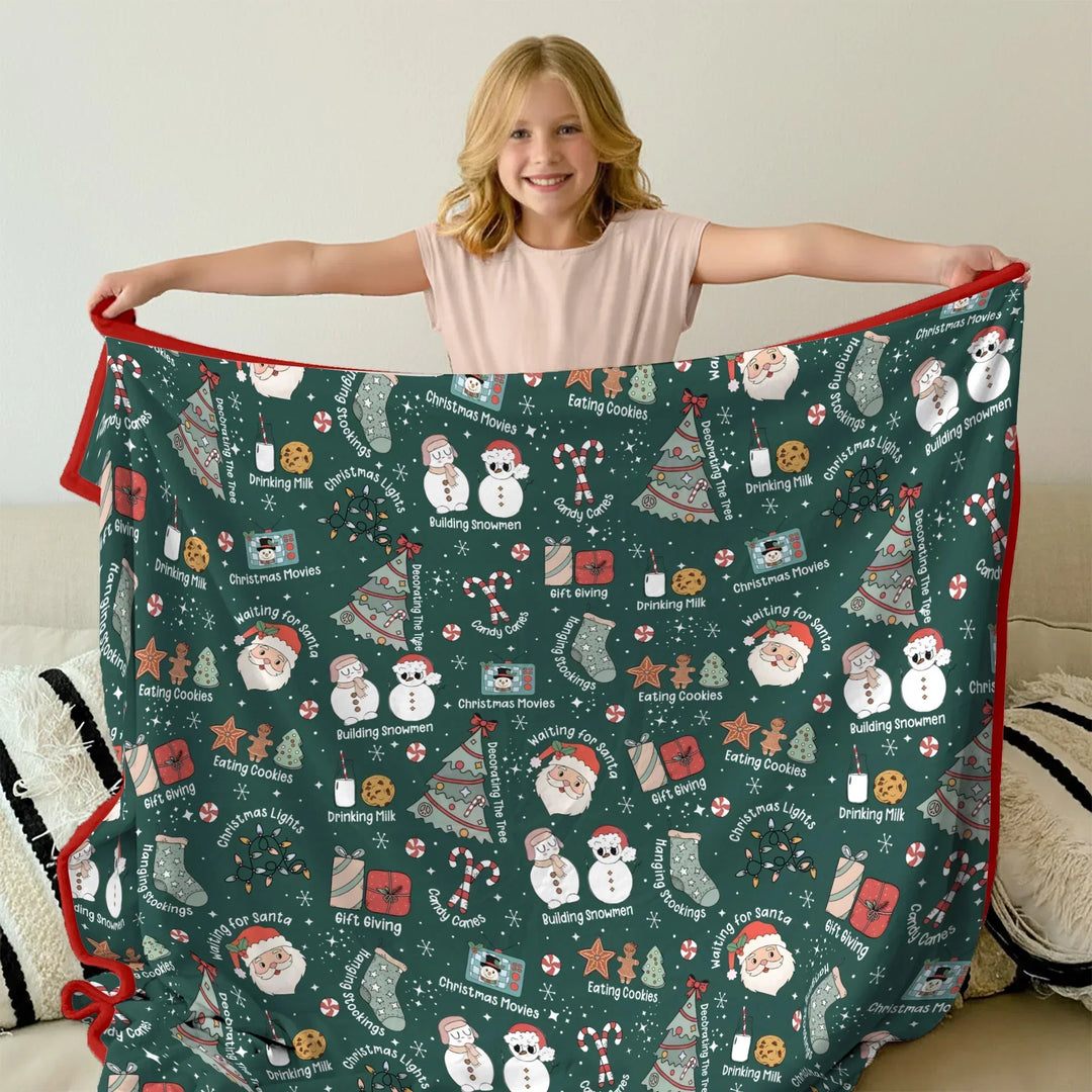 Christmas Things Bamboo Blanket
