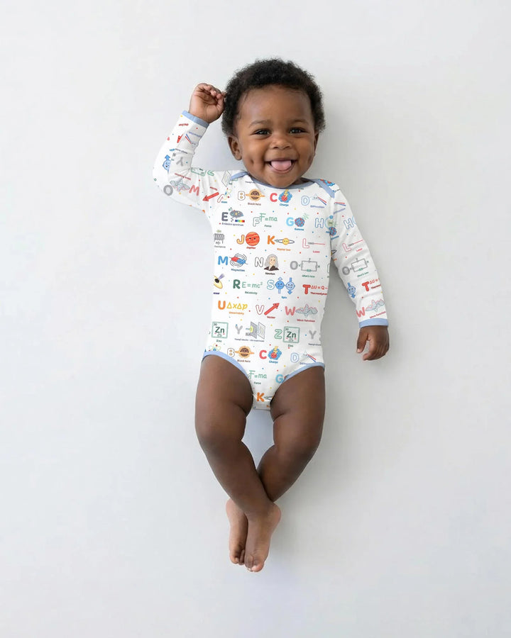 The Physics Alphabet Bamboo Bodysuit