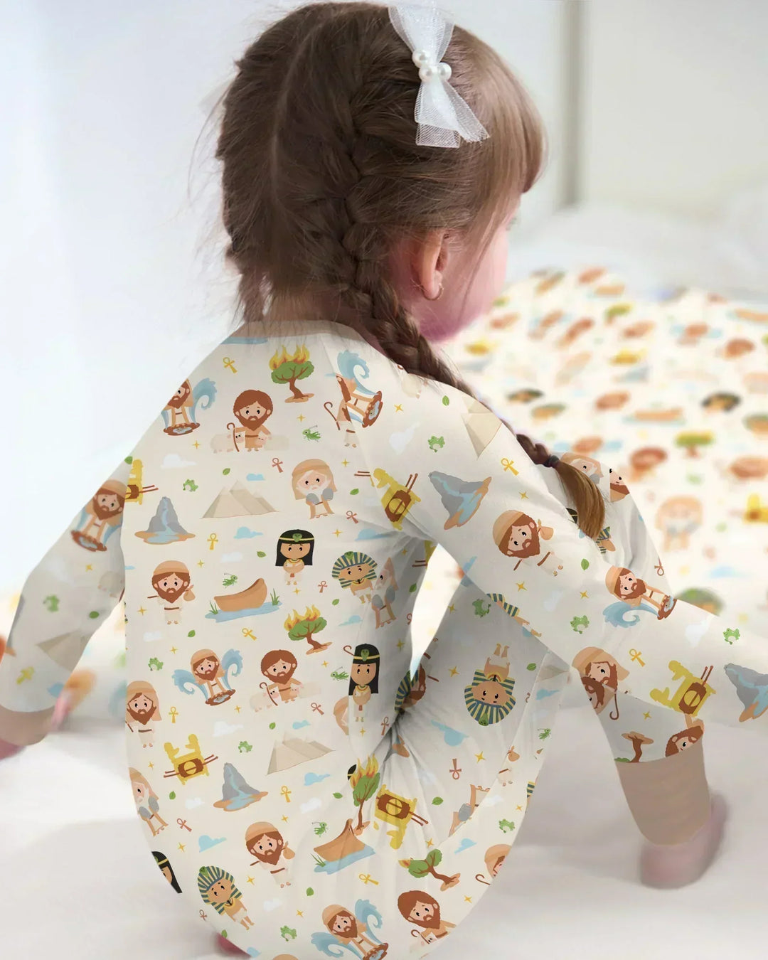 Gerippte Babykleidung mit individuellem Foto - Weich &amp; Skizzenhaft