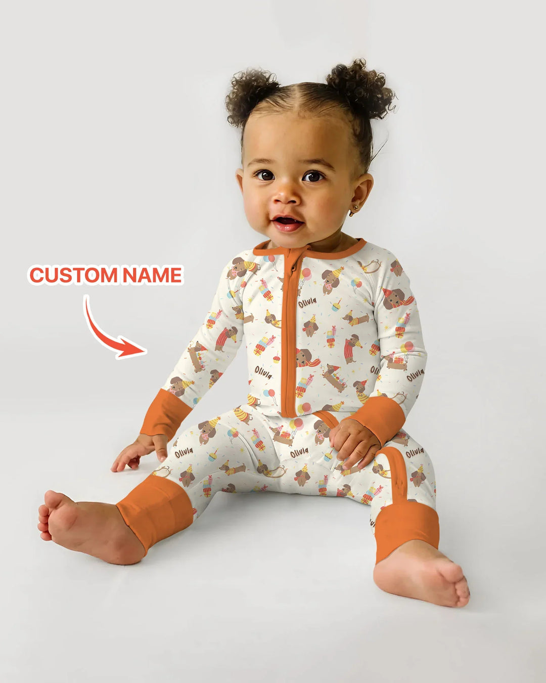 Gerippte Babykleidung mit individuellem Foto - Weich &amp; Skizzenhaft