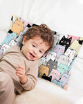 Purrfect Crowd Bamboo Pillow Case