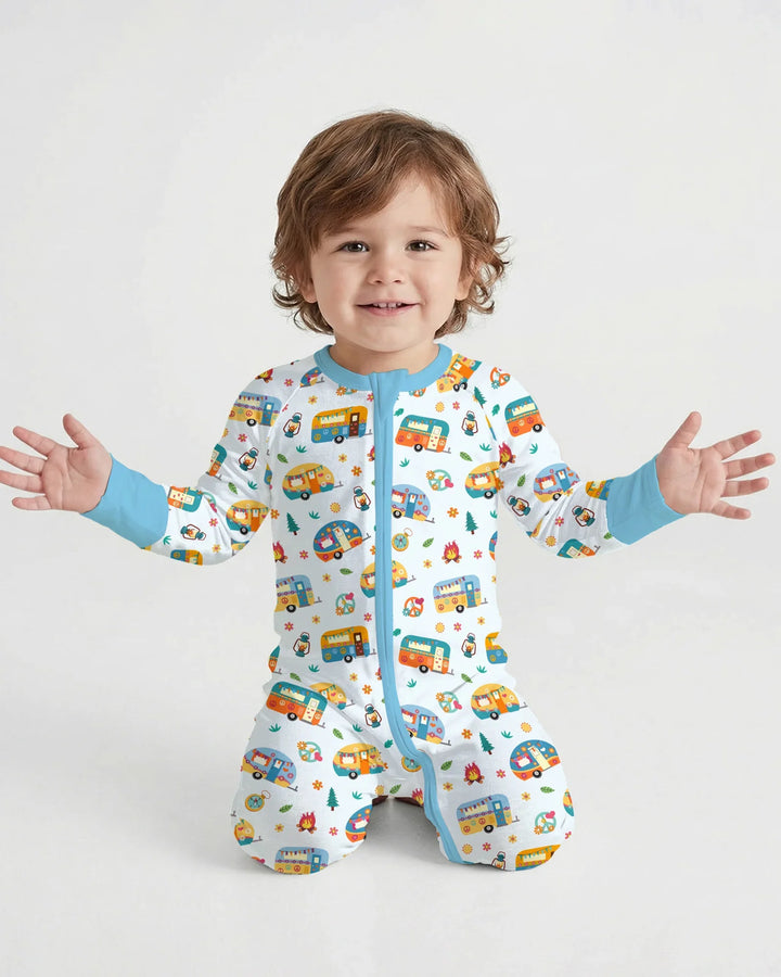 Gerippte Babykleidung mit individuellem Foto - Weich &amp; Skizzenhaft