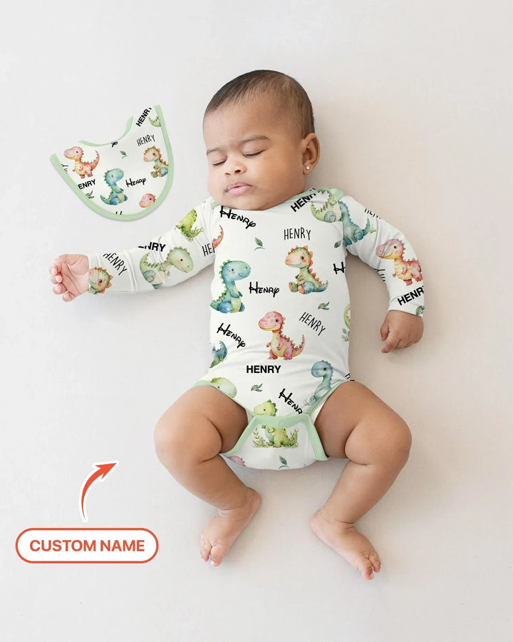 Gerippte Babykleidung mit individuellem Foto - Weich &amp; Skizzenhaft