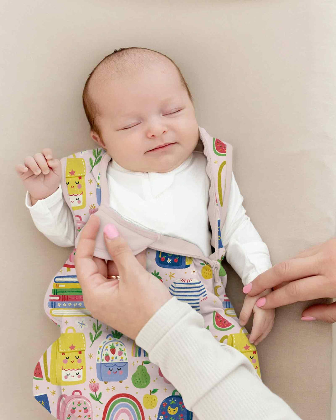 Sweet Rainbow School Adventure Bamboo Sleep Bag