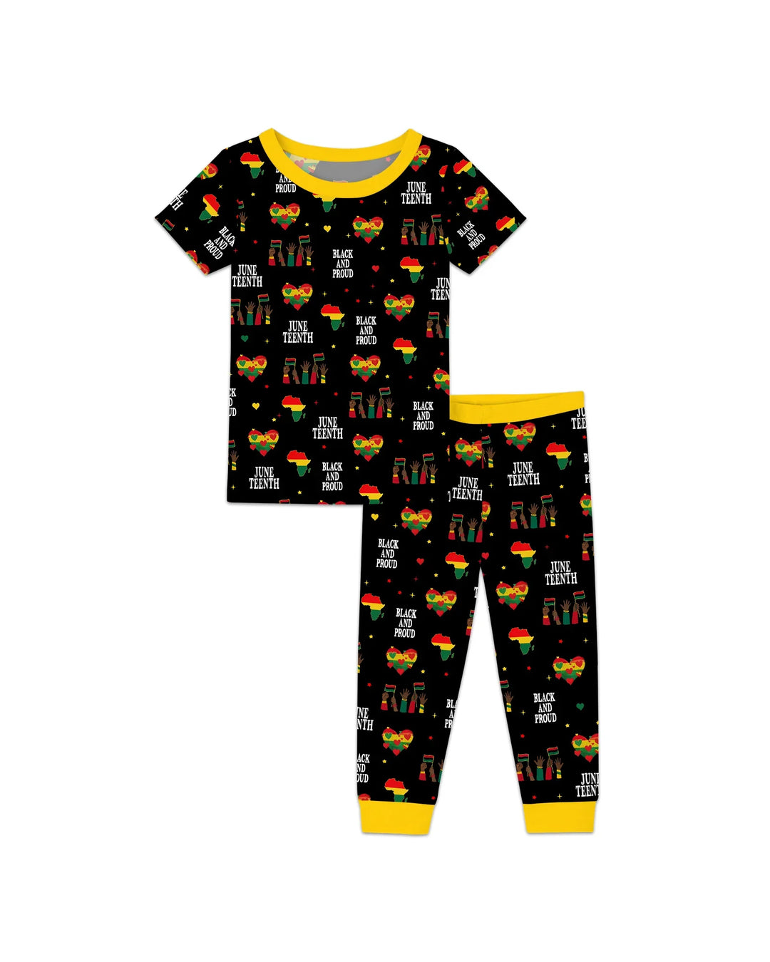 Zweiteiliges, kurzärmliges Pyjama-Set mit Marienkäfern