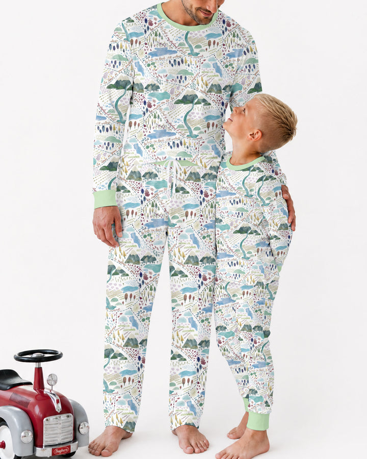 Vorlage Herren-Pyjama-Set