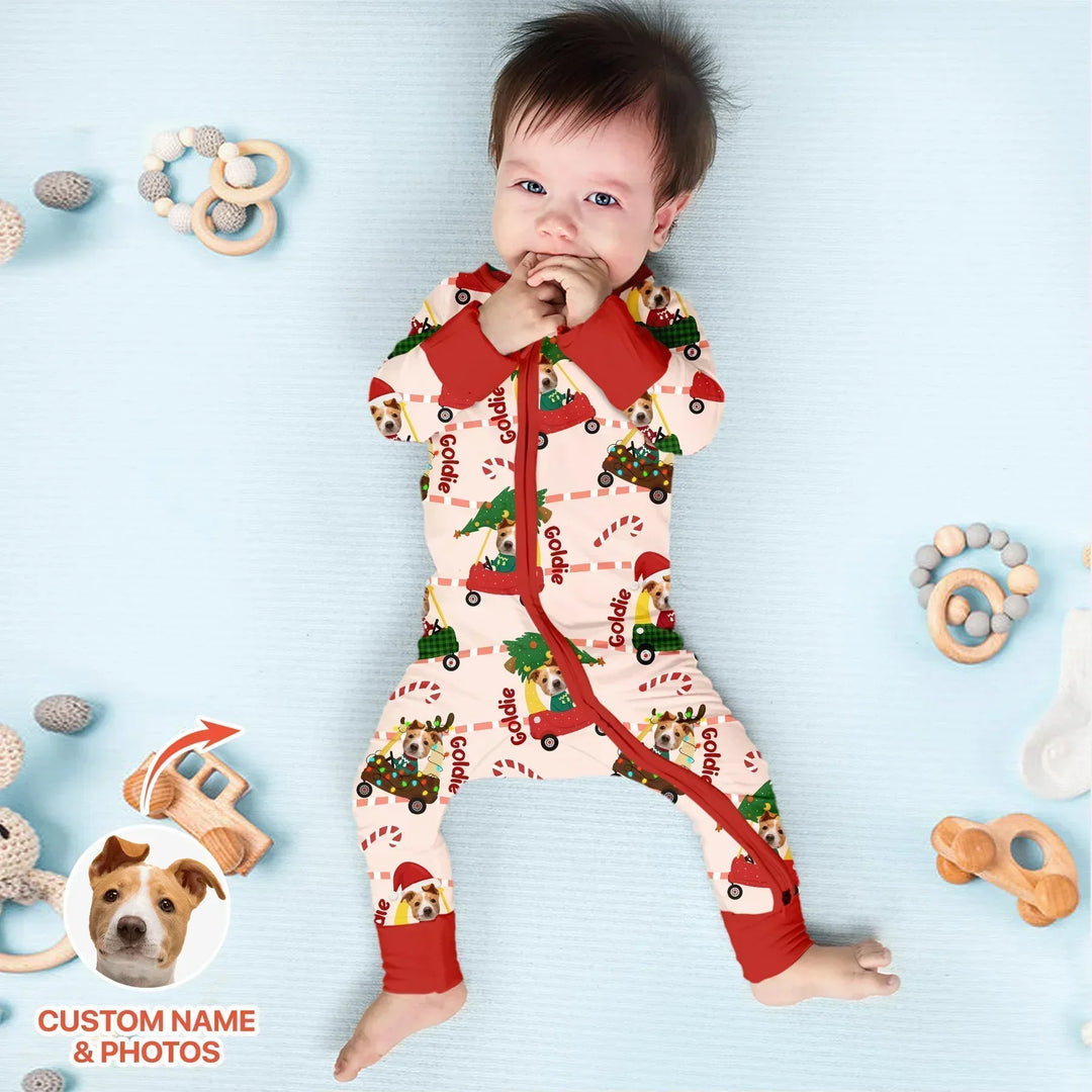 Custom Pet Photo Christmas Tikes Car Bamboo Convertible Zippy